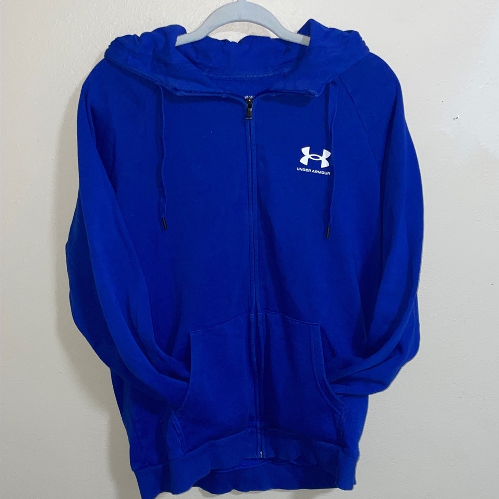 Under Armour Royal Blue Zip Up Hoodie